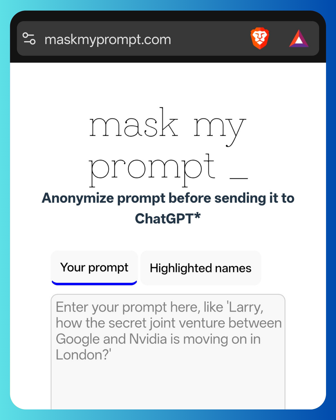 MaskmyPrompt